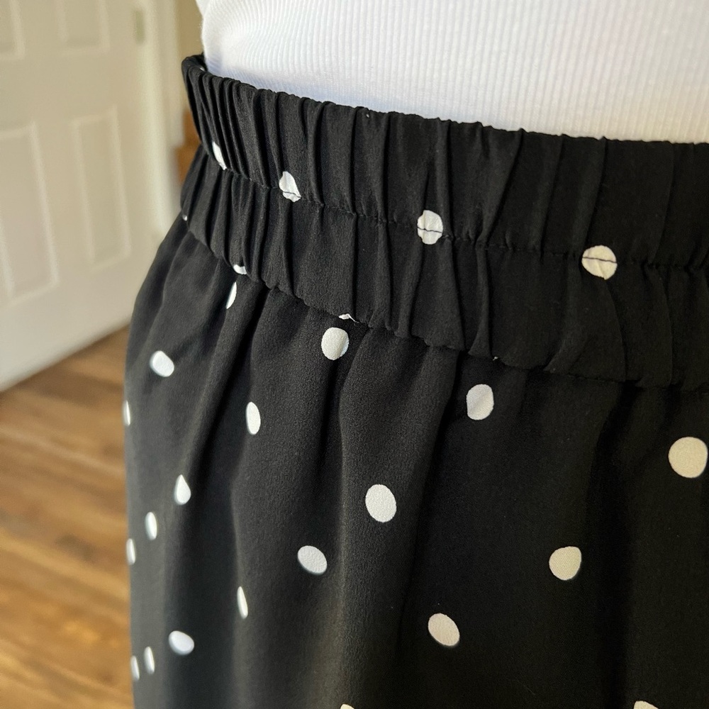 J. Crew Black and White Polka Dot Pencil Skirt - Picture 2 of 11